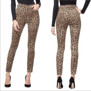 Good American Good Waist Ankle Leopard Jeans 16